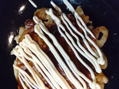 甘った焼きうどんでお好み焼きリメイク☆